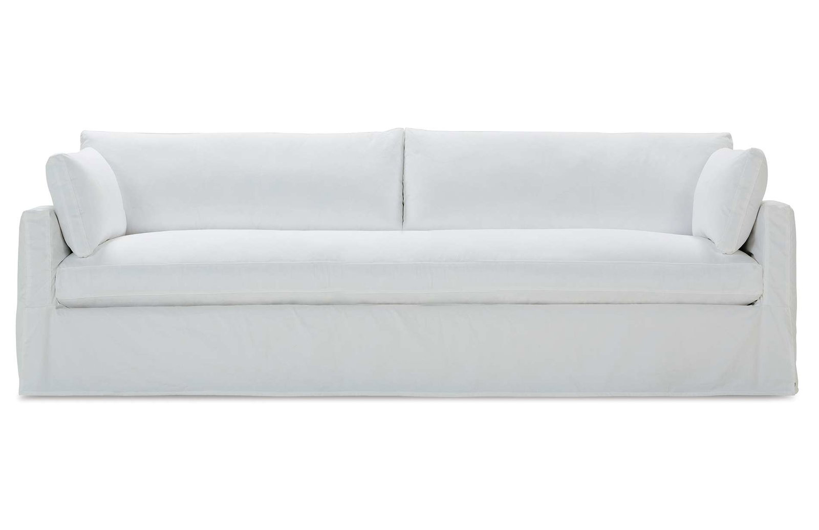 Rowe Furniture SYLVIE-SLIP-140 Sylvie Slip 100 Inch Extra Long Bench Cushion Sofa