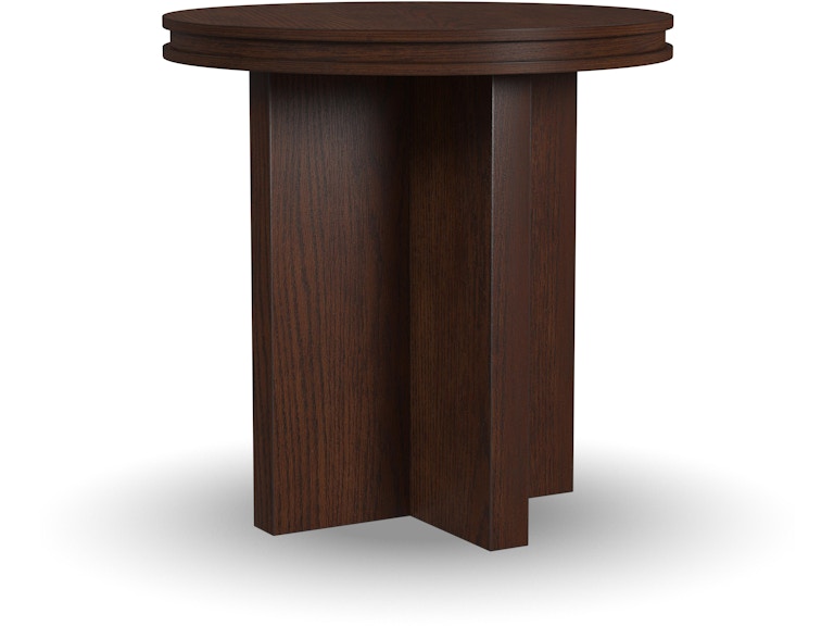 Flexsteel Furniture W1026-02 Waterfall Round End Table