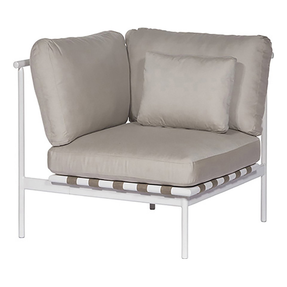 Barlow Tyrie 1AROMD1AZ.02 Around Deep Seating Single Aluminium Left Arm