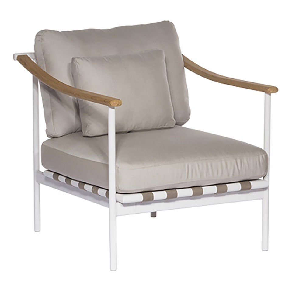 Barlow Tyrie 1AROMD1TT.02 Around Deep Seating Single Teak Arms