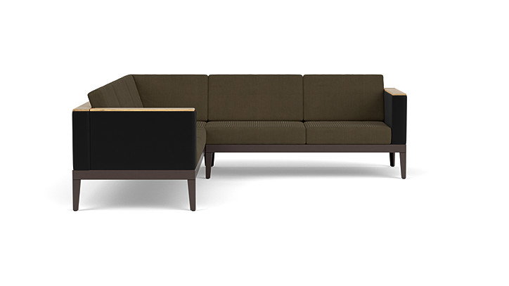 Barlow Tyrie 1AUDM23.01.500.3705 Aura DS Five-seat Corner Settee