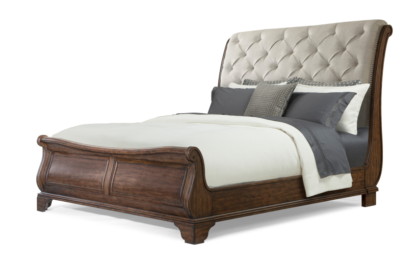 Legacy Classic TY920-250K TY Home Dottie Upholstered Sleigh Bed Queen