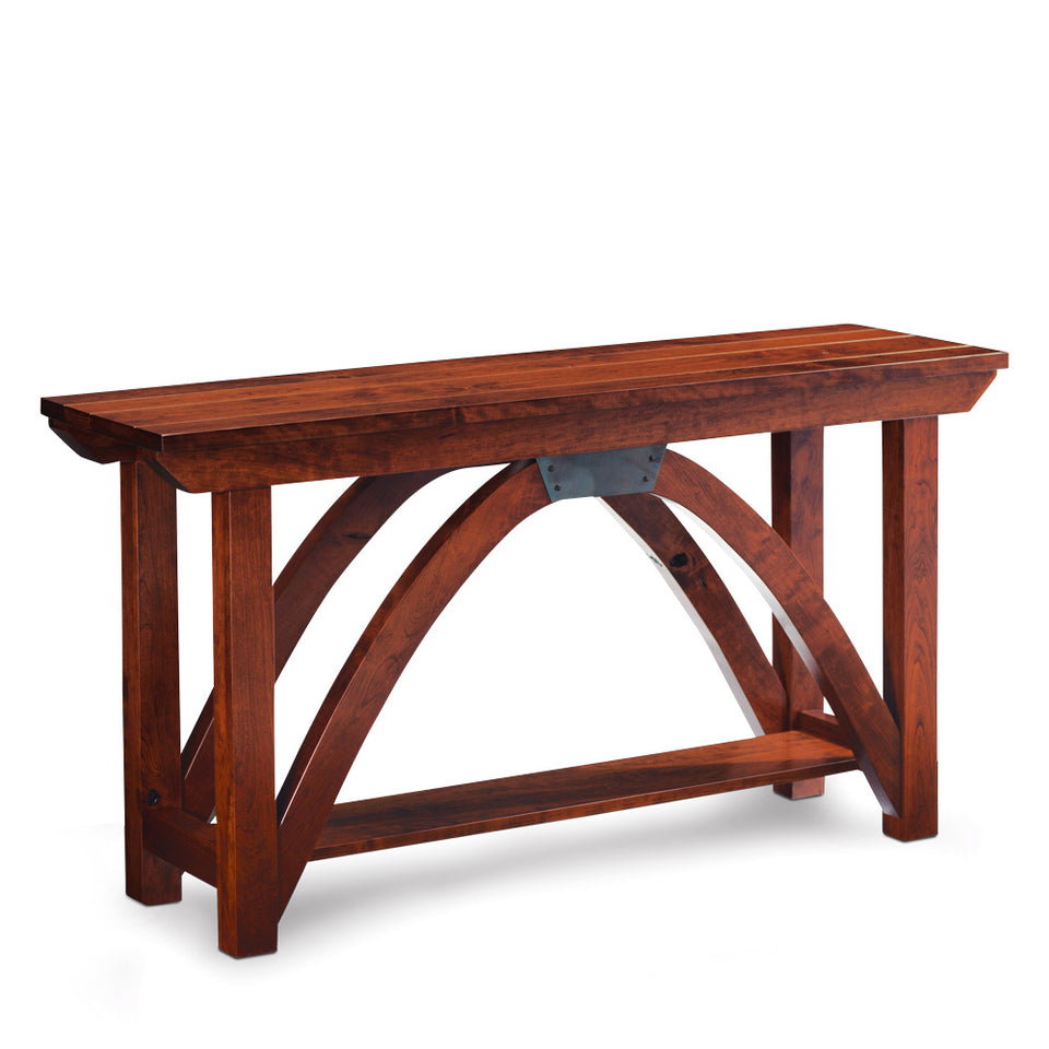 Simply Amish LOTRB-13A08 B&O Railroad Trestle Bridge Sofa Table, 60″