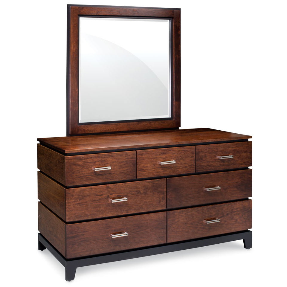 Simply Amish BSFRI-08G3 Frisco 7-Drawer Dresser, 70" Simply Amish BSFRI-08G3 Frisco 7-Drawer Dresser, 70"