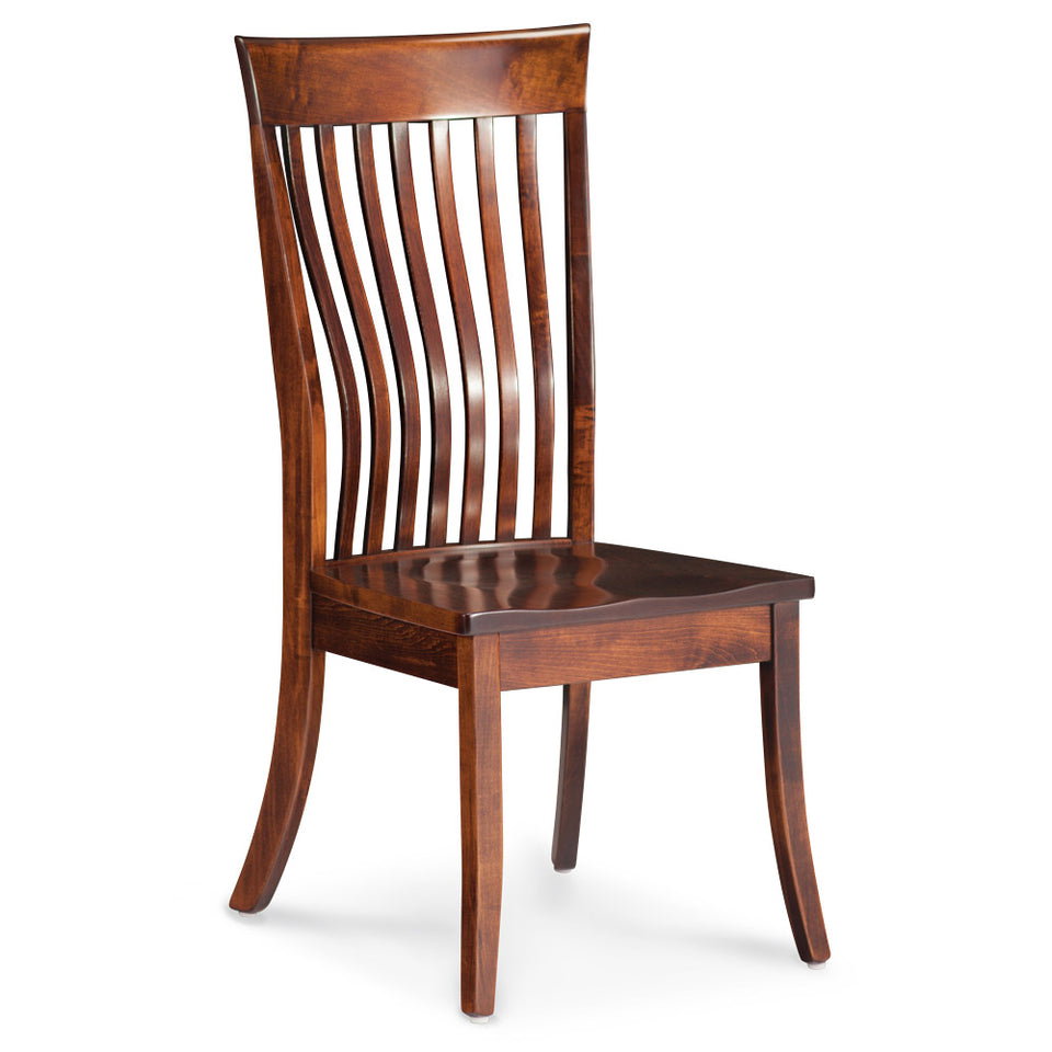 Simply Amish CCLIIS-L Loft II Side Chair w/ Leather Cushion Seat