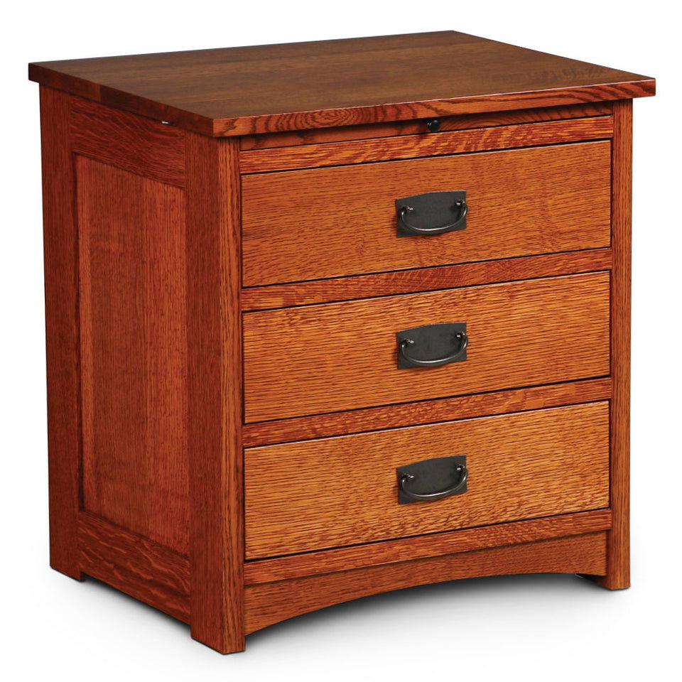 Simply Amish EC120BC Prairie Mission Nightstand with Drawers
