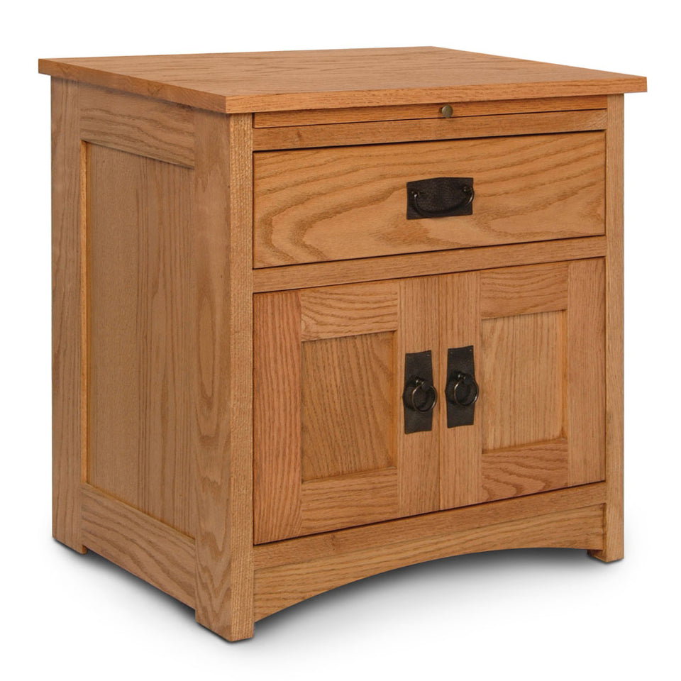 Simply Amish EC150SNS Prairie Mission Deluxe Nightstand with Doors