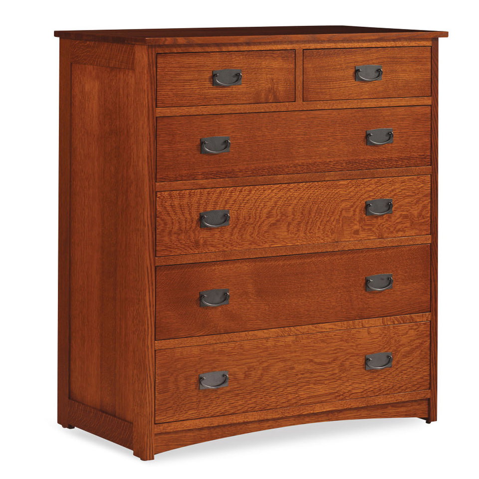 Simply Amish EC1806DC Prairie Mission 6-Drawers Chest