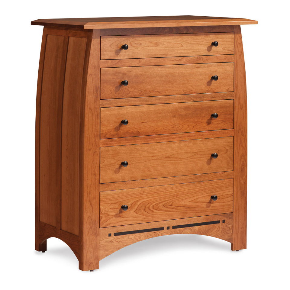 Simply Amish ECA1005D Aspen 5-Drawer Chest with Inlay