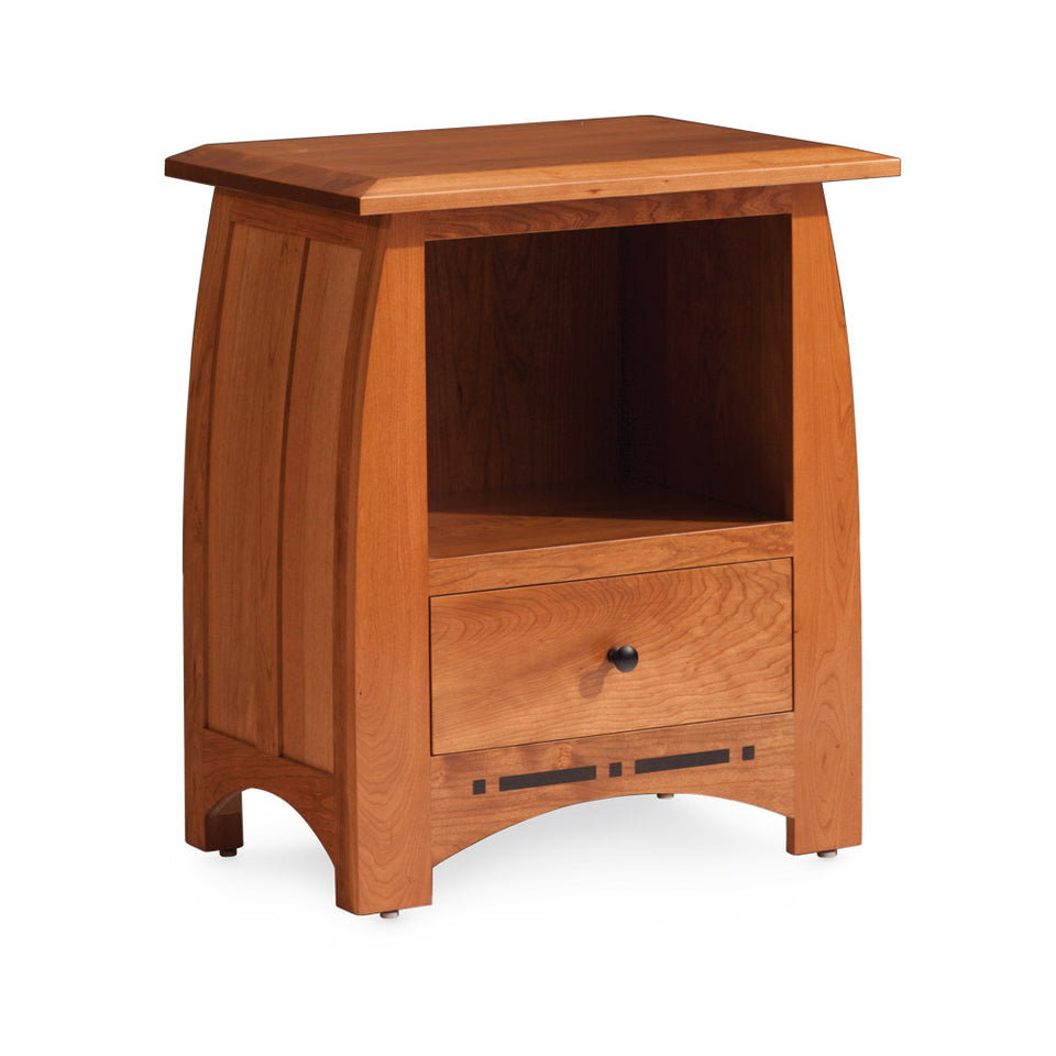 Simply Amish ECA110NS Aspen Nightstand with Opening and Inlay