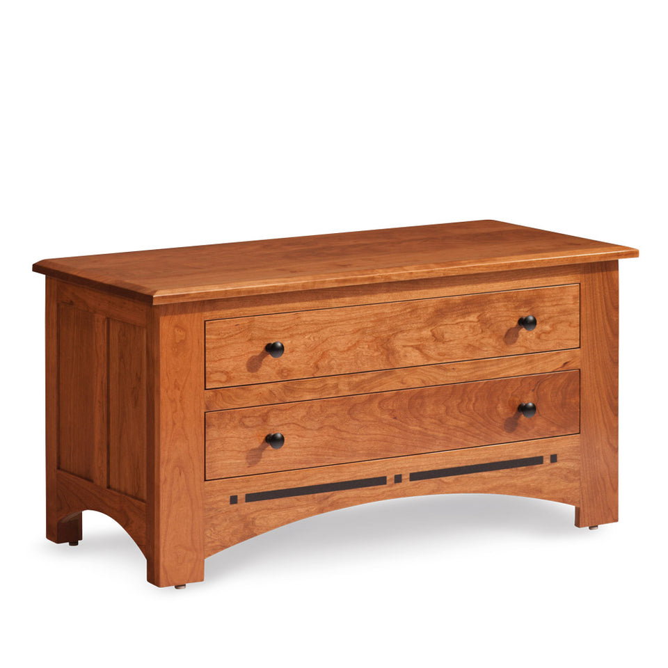 Simply Amish ECA155BC-F Aspen Blanket Chest with False Fronts and Inlay Simply Amish ECA155BC-F Aspen Blanket Chest with False Fronts and Inlay
