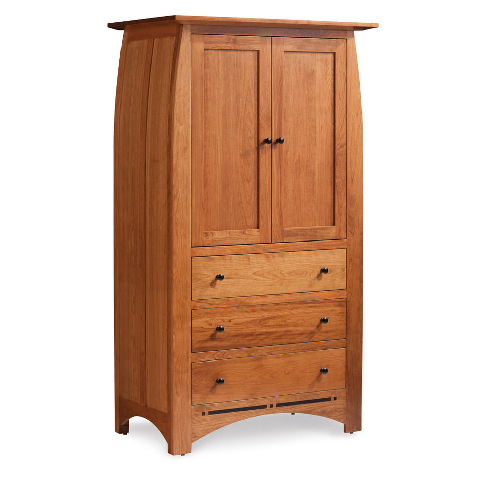 Simply Amish ECA1903DW Aspen 3-Drawer Wardrobe with Inlay