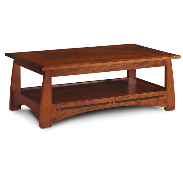Simply Amish ECA745LT Aspen Coffee Table with Inlay