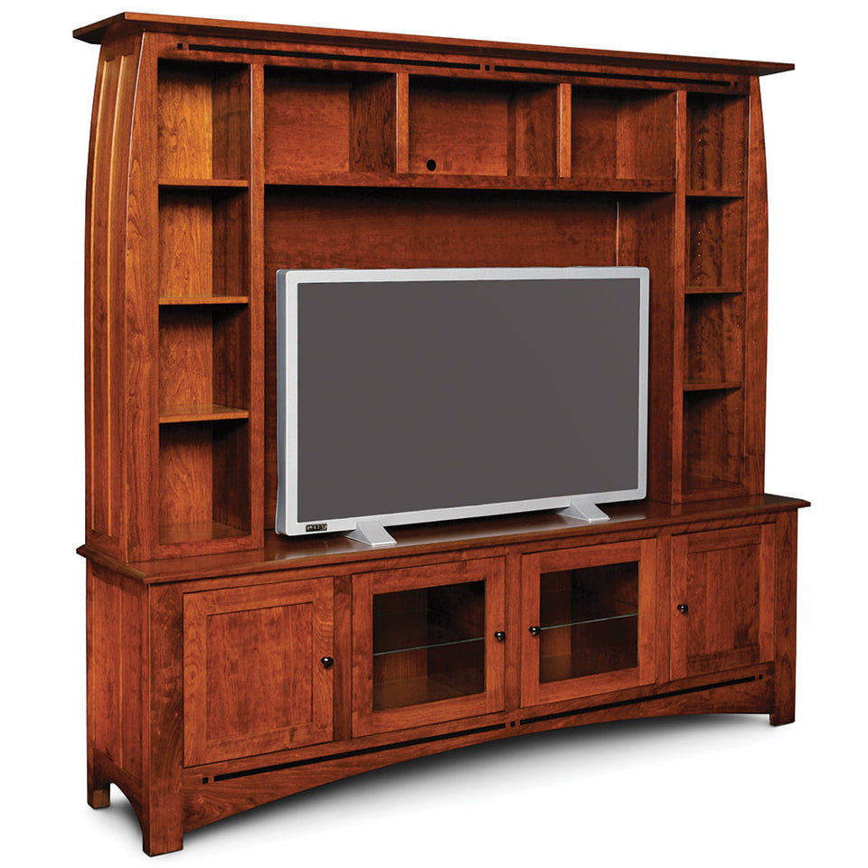 Simply Amish ECA785BO Aspen Deluxe Entertainment Center with Inlay