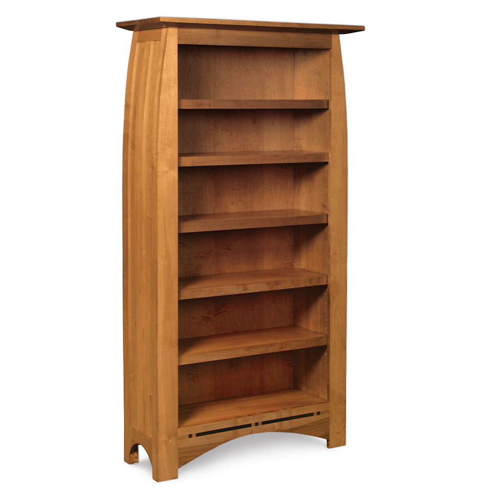 Simply Amish ECABC-OPN-3672 Aspen Tall Open Bookcase with Inlay
