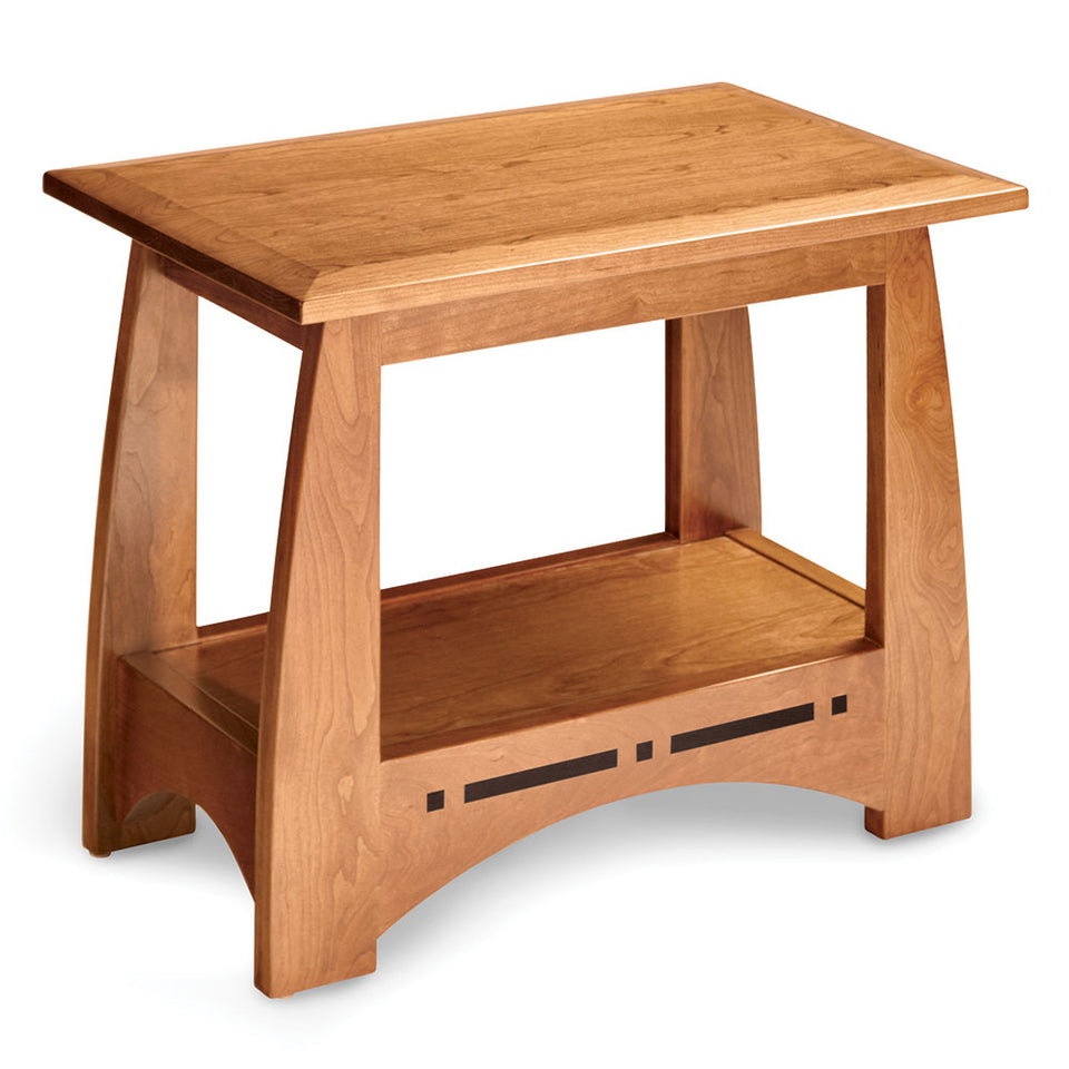Simply Amish ECACST Aspen Chair Side Table with Inlay