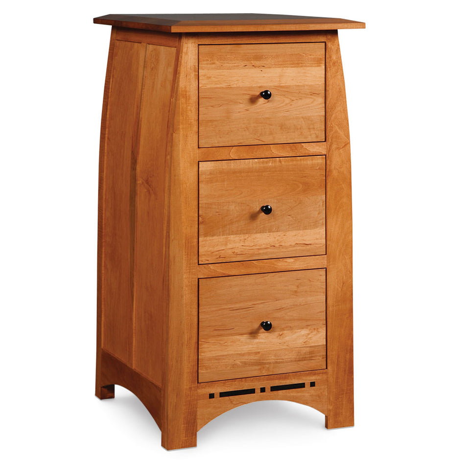 Simply Amish ECAFC3D Aspen 3 - Drawer File Cabinet with Inlay Simply Amish ECAFC3D Aspen 3 - Drawer File Cabinet with Inlay