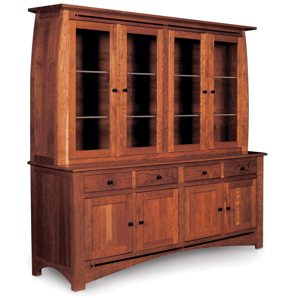 Simply Amish ESASP-L06/ESASP-C04B Aspen Closed Hutch with Inlay, Extra Large
