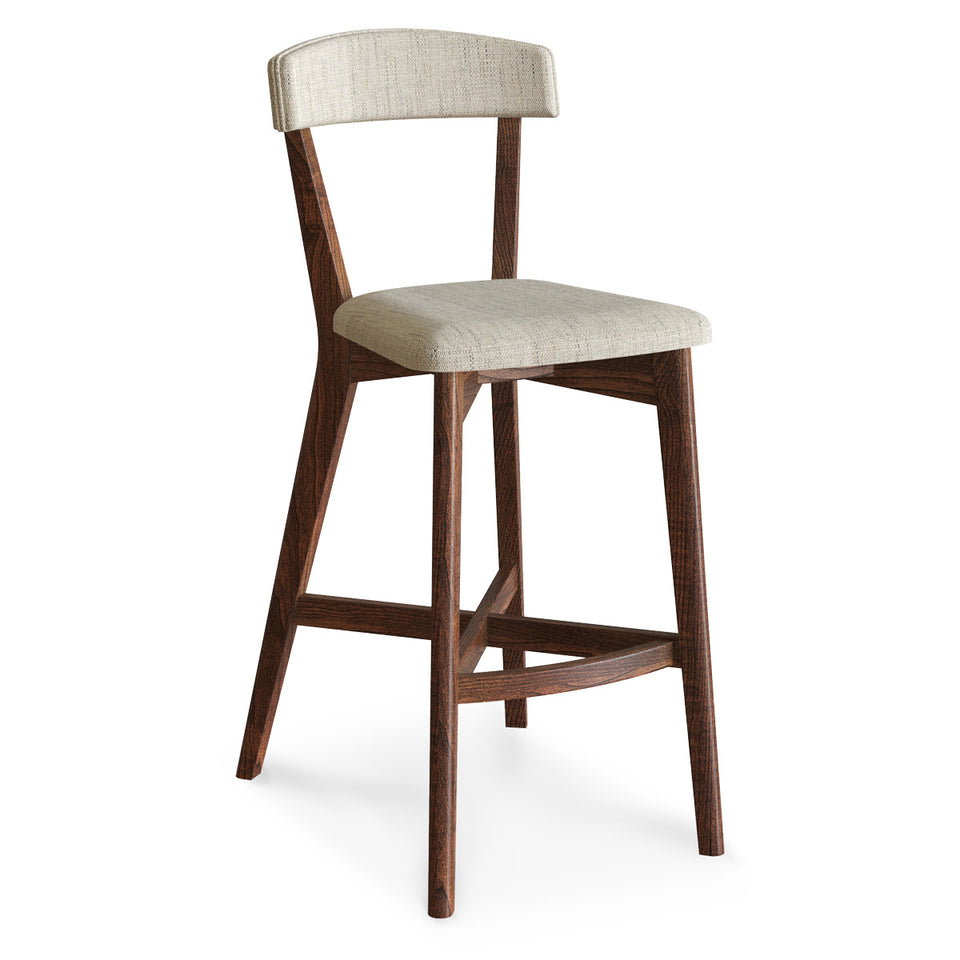 Simply Amish ECCLE-04C Cole Stationary Barstool - 24” Seat Height