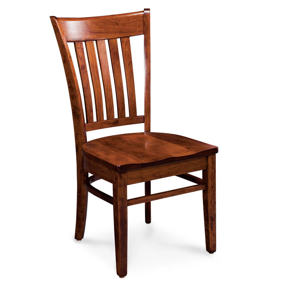 Simply Amish ECKAS-02A-W Kaskaskia Side Chair w/ Wood Seat