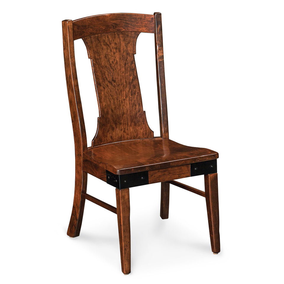 Simply Amish ECMOK-02A-L Montauk Side Chair w/ Leather Cushion Seat Simply Amish ECMOK-02A-L Montauk Side Chair w/ Leather Cushion Seat