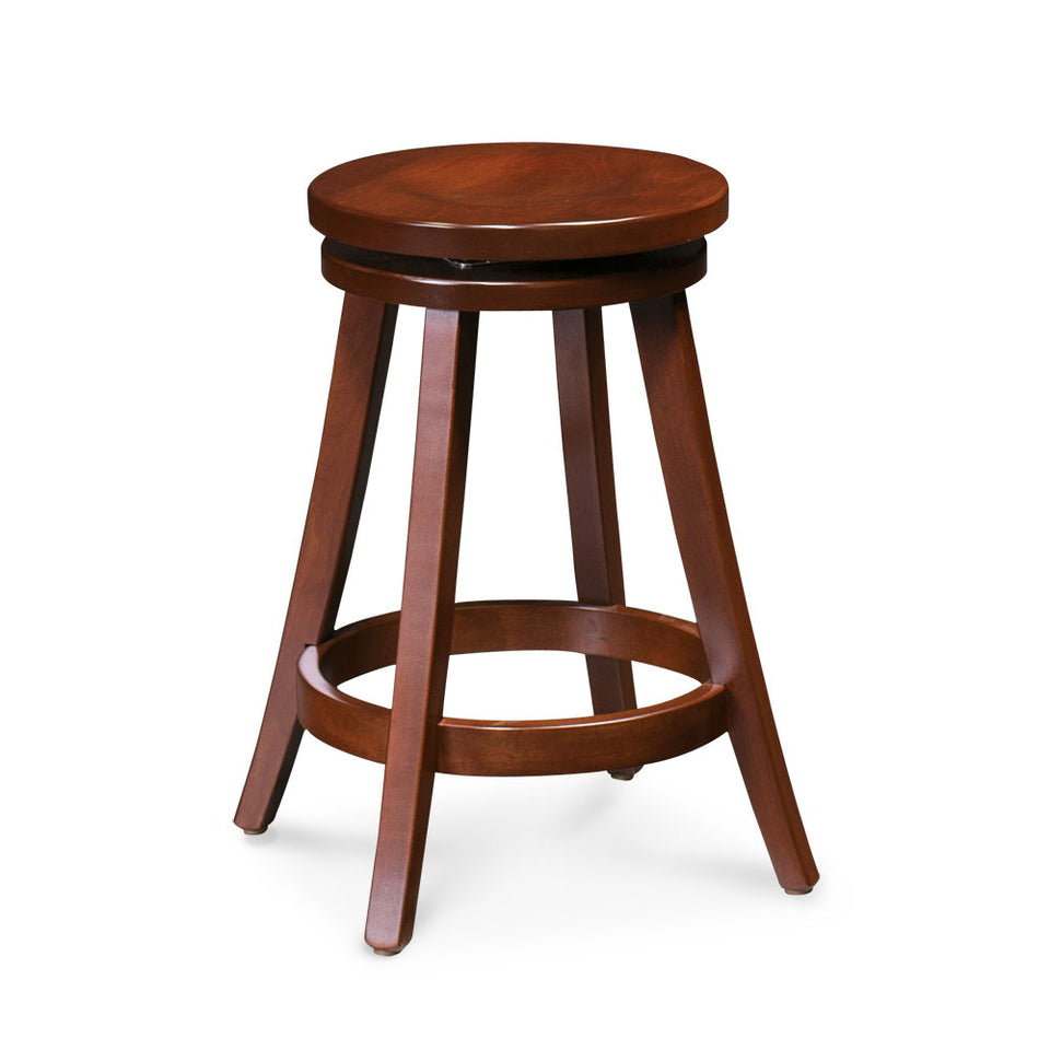 Simply Amish ECPTL-14B-L Portland Swivel Barstool, 30″ Seat Height