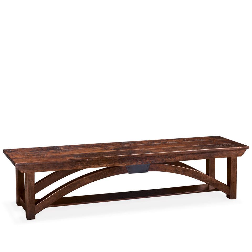 Simply Amish ECTRB-12D-W-13 B&O Railroad Trestle Bridge Dining Bench, 80" w/ Wood Seat Simply Amish ECTRB-12D-W-13 B&O Railroad Trestle Bridge Dining Bench, 80" w/ Wood Seat