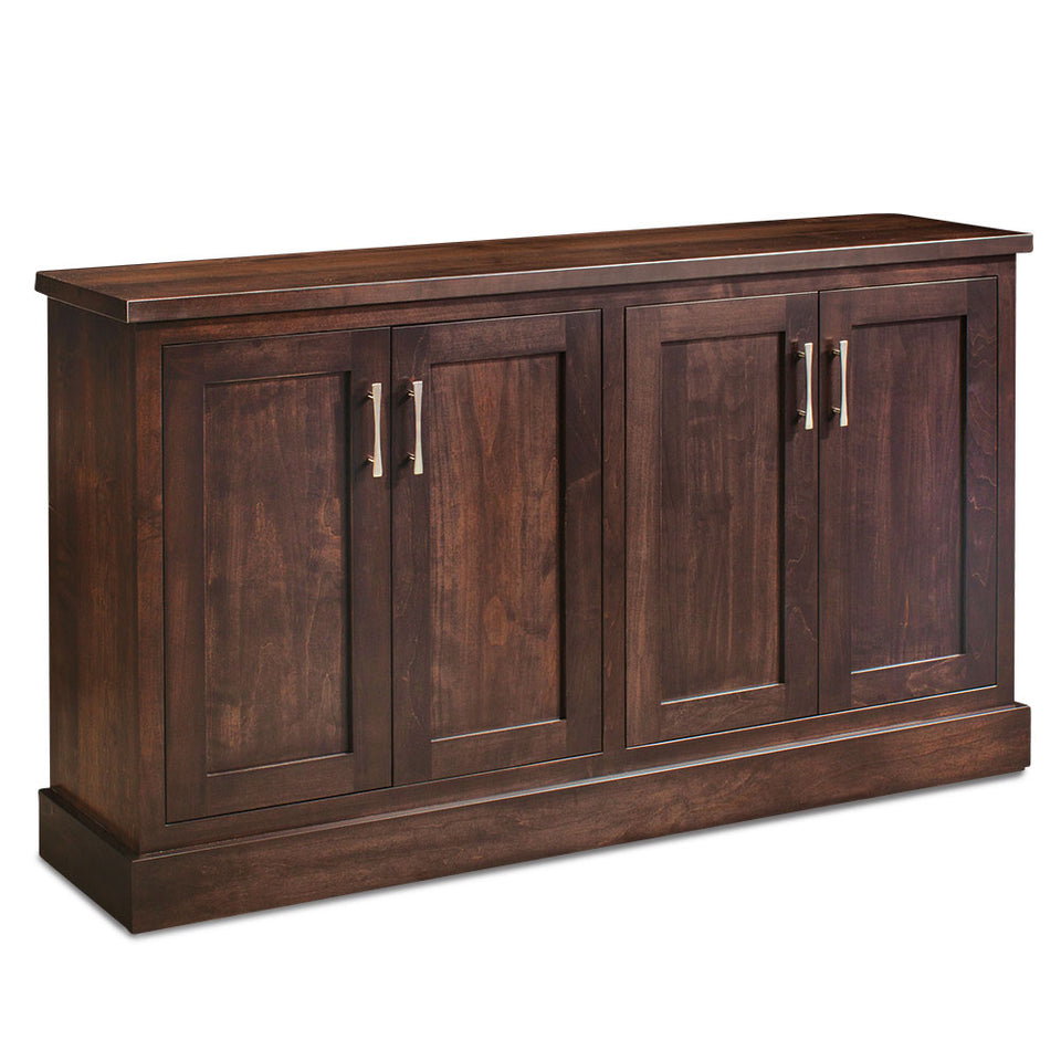 Simply Amish ESCRA-H23D Crawford Credenza, 72″w – Features one adjustable shelf on each side