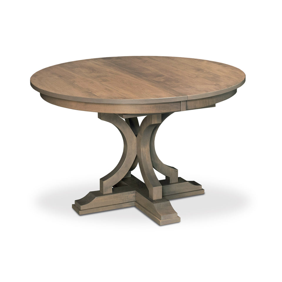 Simply Amish ETHAP-F06D22-1 Hamptons Single Pedestal Table – 1″ Thick Top