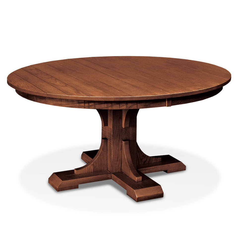 Simply Amish ETMOK-F06D36-S Montauk Single Pedestal Table 72″ Round w/ Solid Top