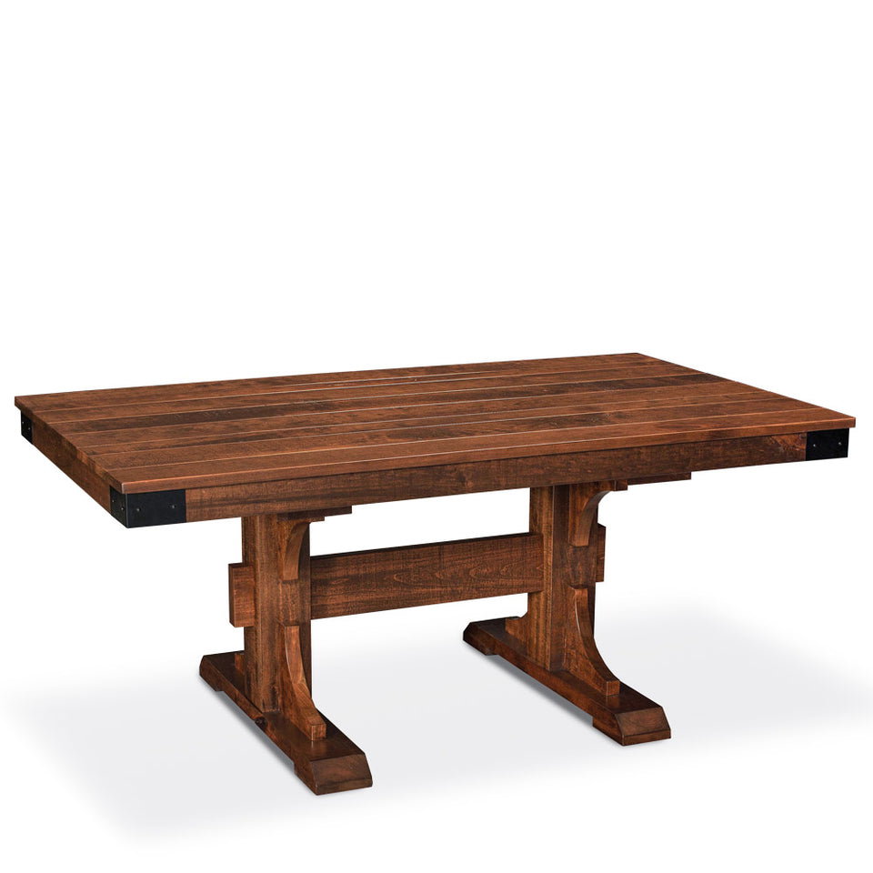 Simply Amish ETMOK-I01D16-S Montauk Trestle II Table Simply Amish ETMOK-I01D16-S Montauk Trestle II Table