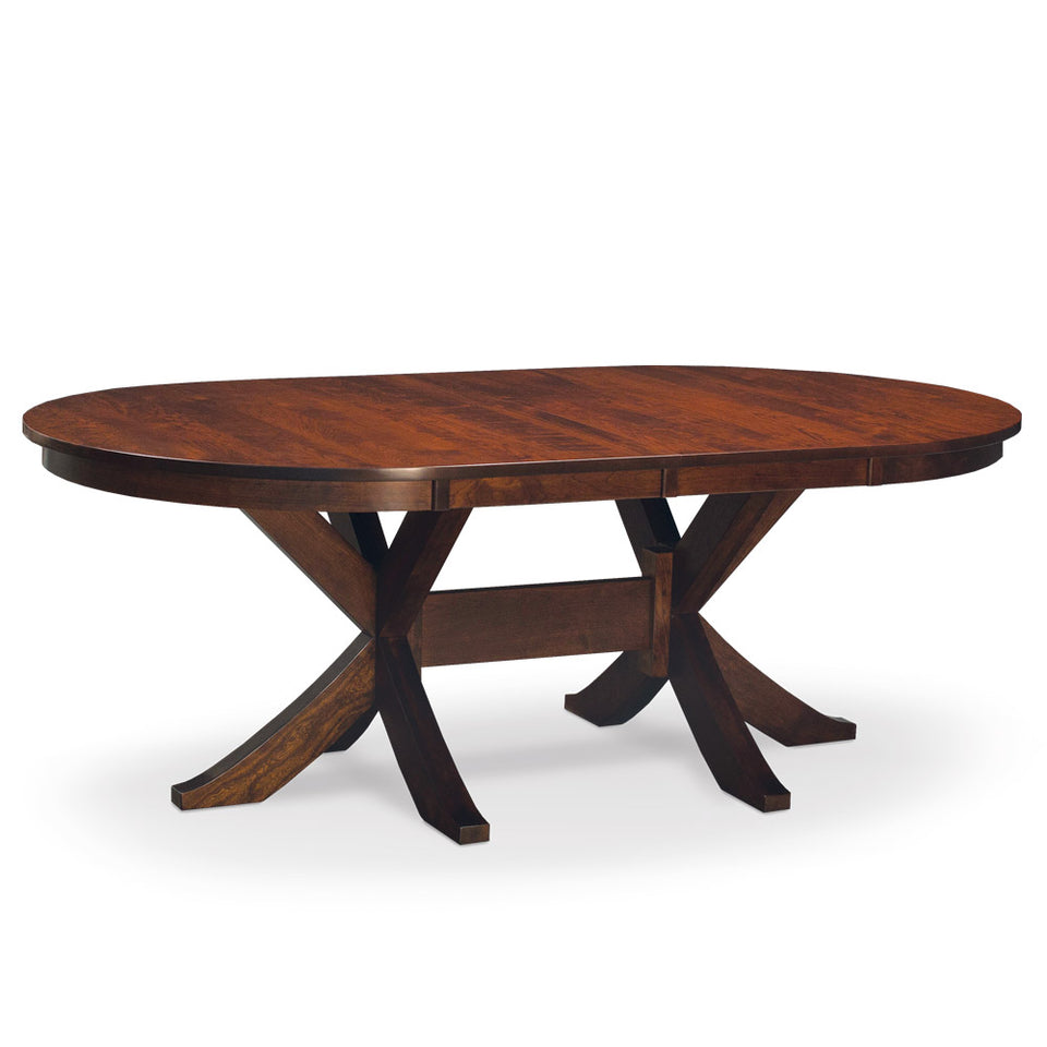 Simply Amish ETPAR-G11D29-S Parkdale Double Pedestal Table, 84" w/ Solid Top Simply Amish ETPAR-G11D29-S Parkdale Double Pedestal Table, 84" w/ Solid Top