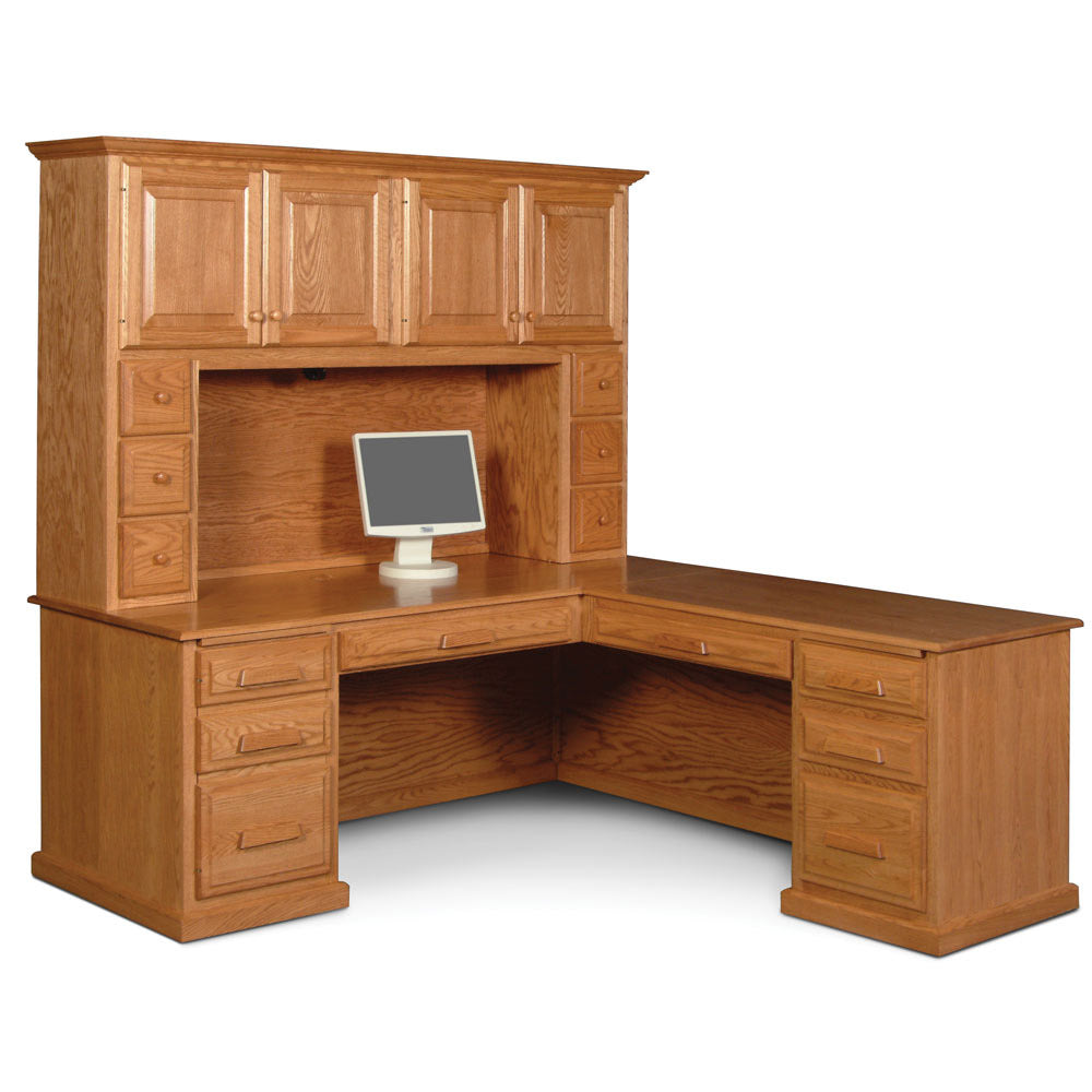 Simply Amish GWCP7578L-L Classic L-Shape Desk