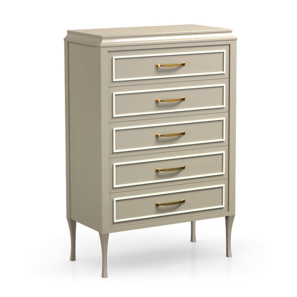 Simply Amish SSHAL-04E0 Haley 5 Drawer Chest