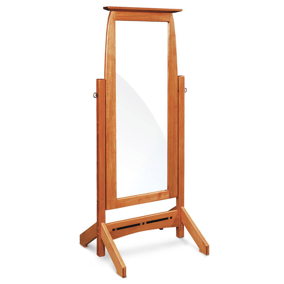 Simply Amish KACMECAB Aspen Cheval Mirror with Inlay