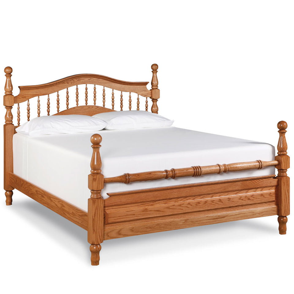 Simply Amish SBSPN-10B5 Classic Spindle Twin Bed