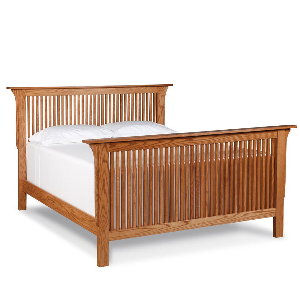 Simply Amish SBPMS-10B4 Prairie Full Mission Slat Bed