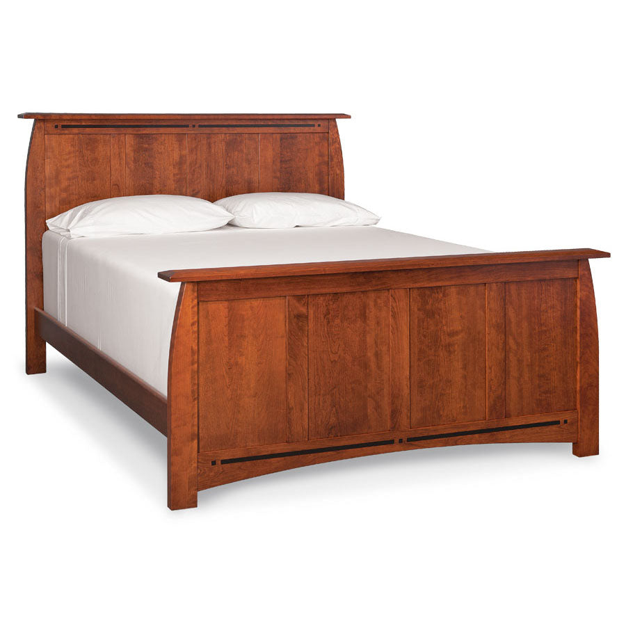 Simply Amish SBASP-05B2 Aspen Panel King Bed with Inlay Simply Amish SBASP-05B2 Aspen Panel King Bed with Inlay