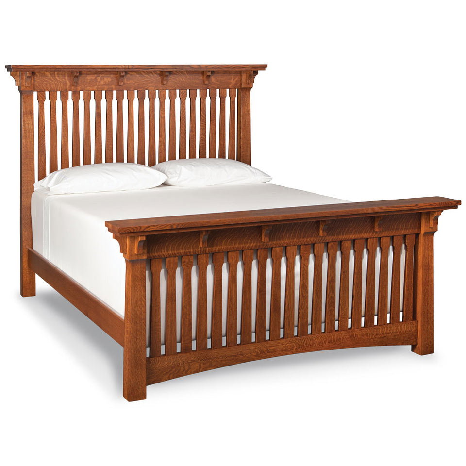 Simply Amish SBRYN-08B4 Ryan Full Slat Bed