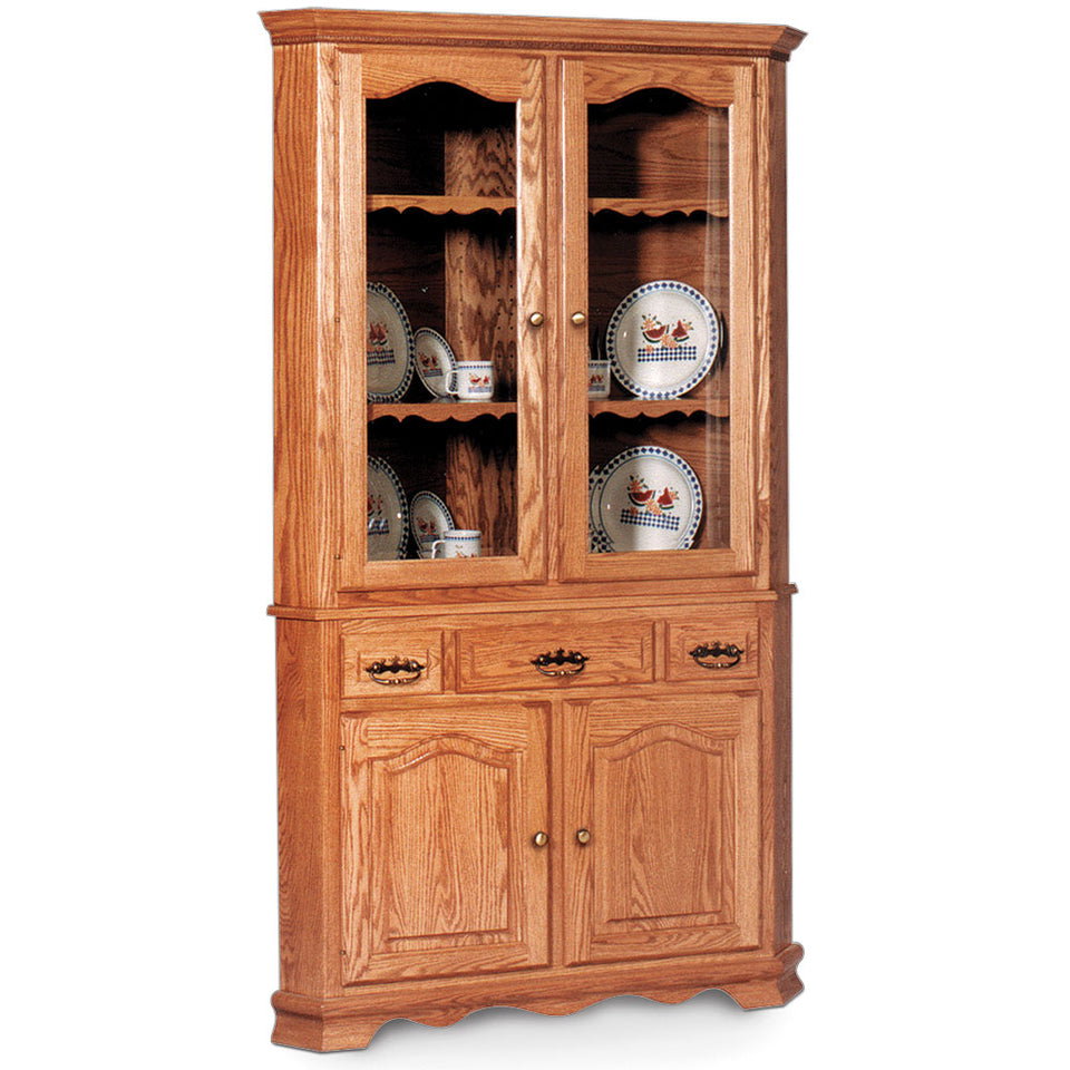 Simply Amish ESCLA-S02/ESCLA-B02A Classic Closed Corner Hutch, 33 3/4"