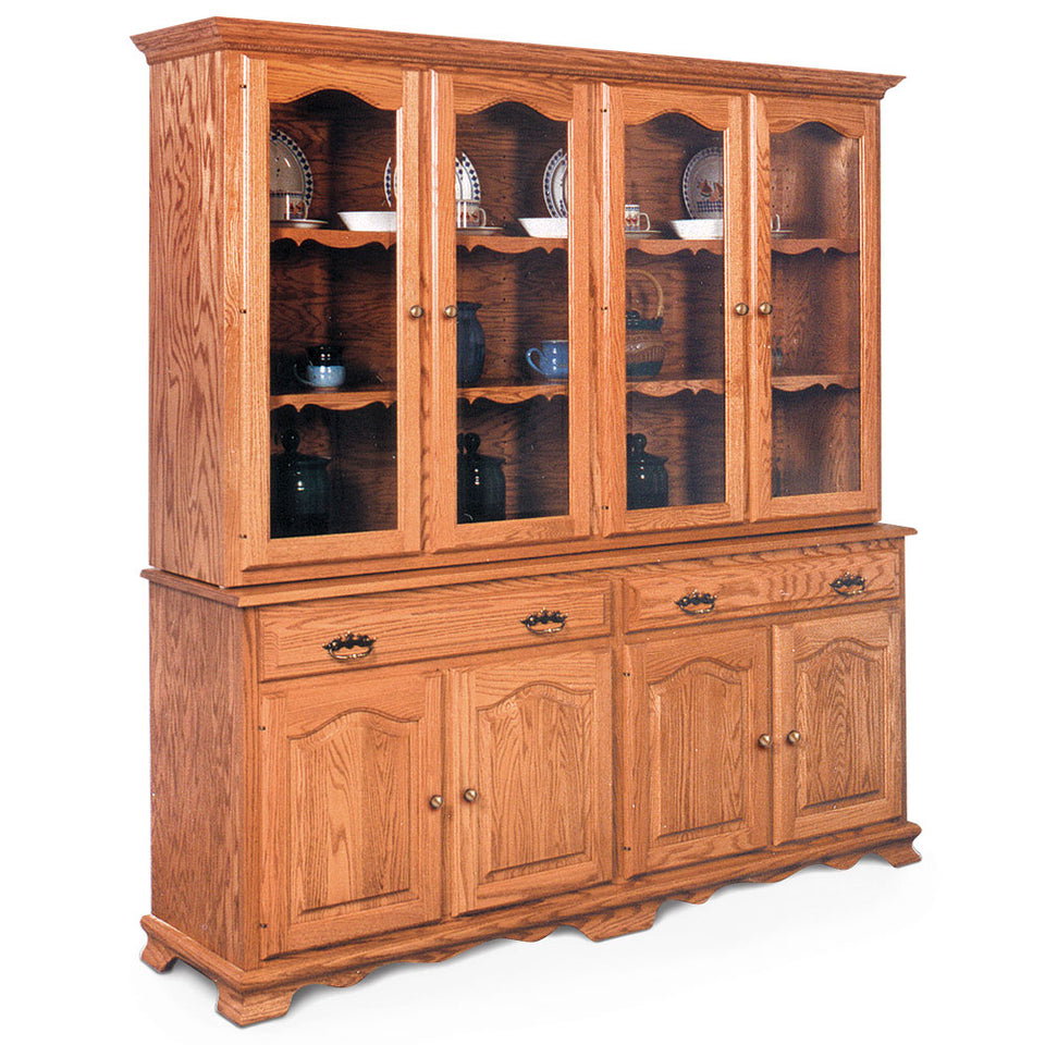 Simply Amish ESCLA-L06/ESCLA-A04B Classic Closed Hutch, 75.5"