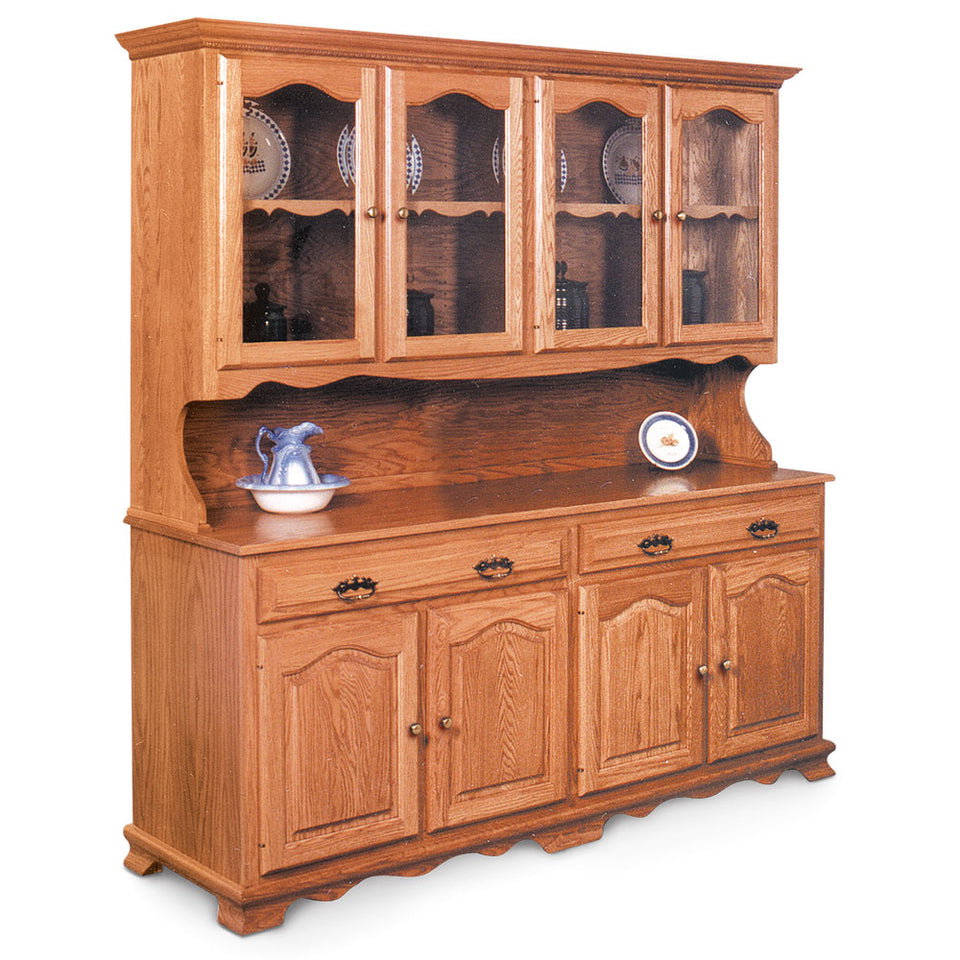 Simply Amish ESCLA-L07/ESCLA-A04B Classic Open Hutch, 75.5"