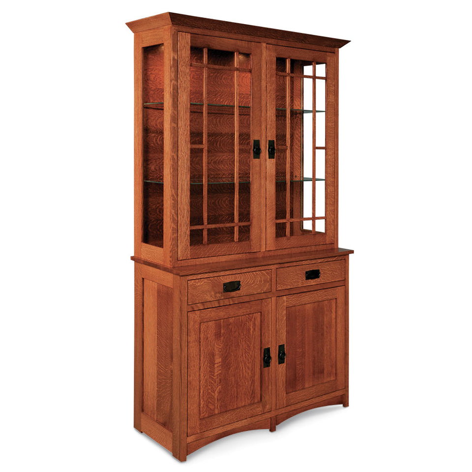 Simply Amish ESPMS-J13/ESPMS-A02B Prairie Mission Closed Hutch, 42"