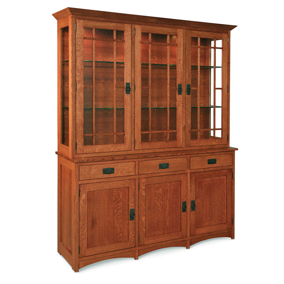 Simply Amish ESPMS-K13/ESPMS-C03B Prairie Mission Closed Hutch, 61.5″