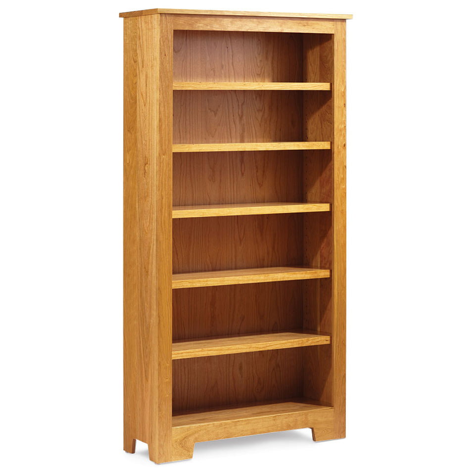 Simply Amish KCSBC-WOPN-4265 Shaker Wide Bookcase, 43.5″ w/ 4 Adjustable Shelves