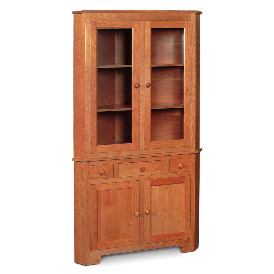 Simply Amish ESSKR-S02/ESSKR-B02A Shaker Closed Corner Hutch, 33 3/4" Simply Amish ESSKR-S02/ESSKR-B02A Shaker Closed Corner Hutch, 33 3/4"