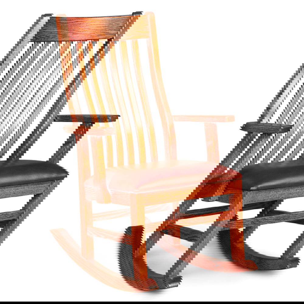 Simply Amish KSUIIAR-W Urbandale II Arm Rocker w/ Wood Seat