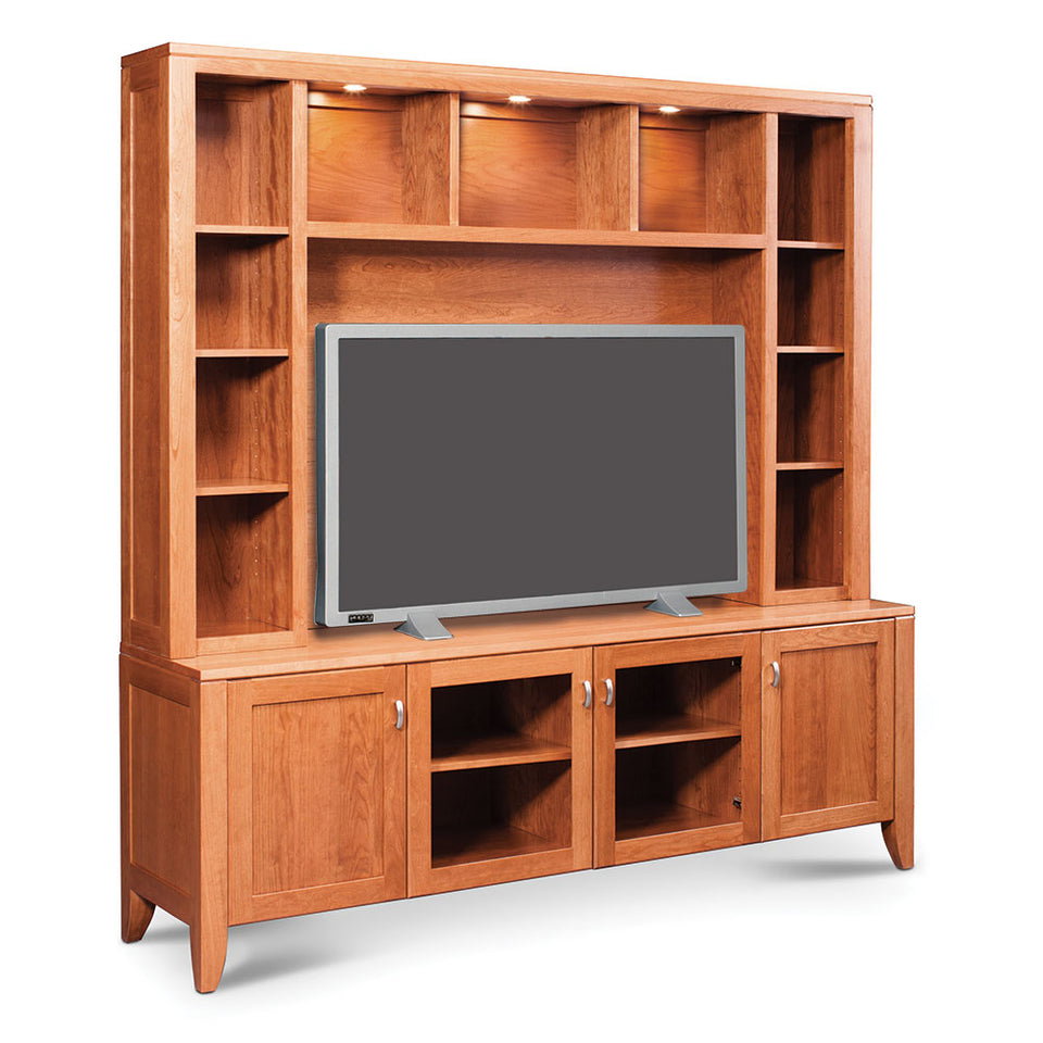 Simply Amish LEJUS-E32D Justine Deluxe Entertainment Center, Base Only