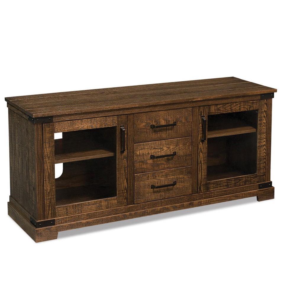 Simply Amish LEMOK-K29E Montauk Media Unit, 72″w