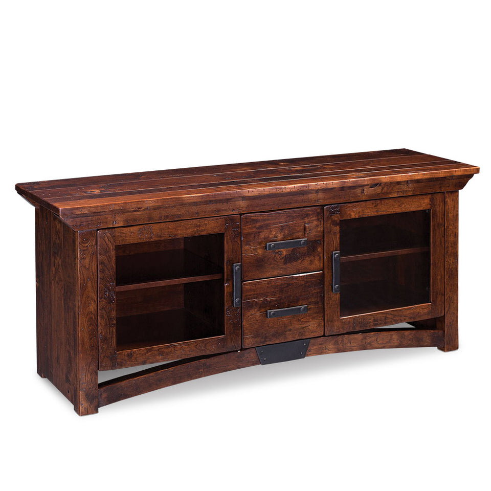 Simply Amish LETRB-A34E B&O Railroad Trestle Bridge TV Console, 75"